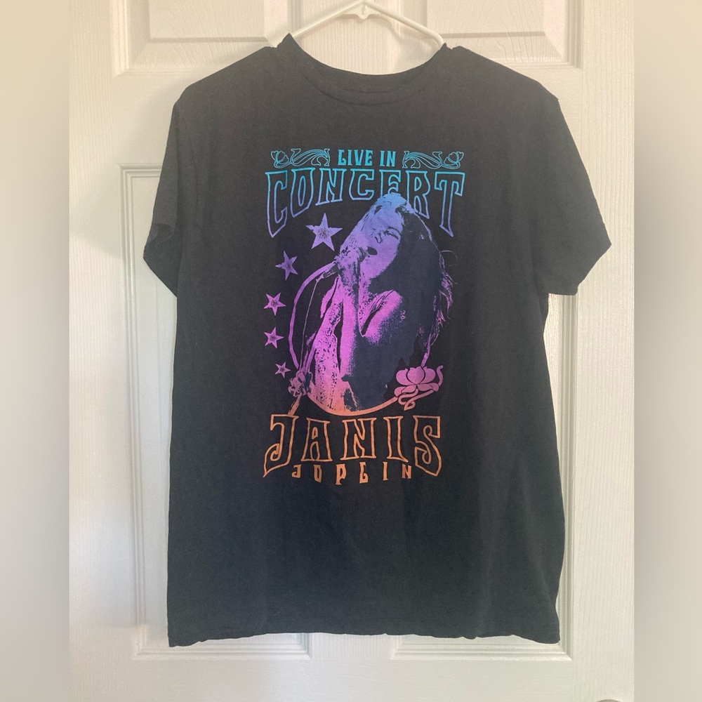 NWOT Janis Joplin T-shirt tunic length short sleeve